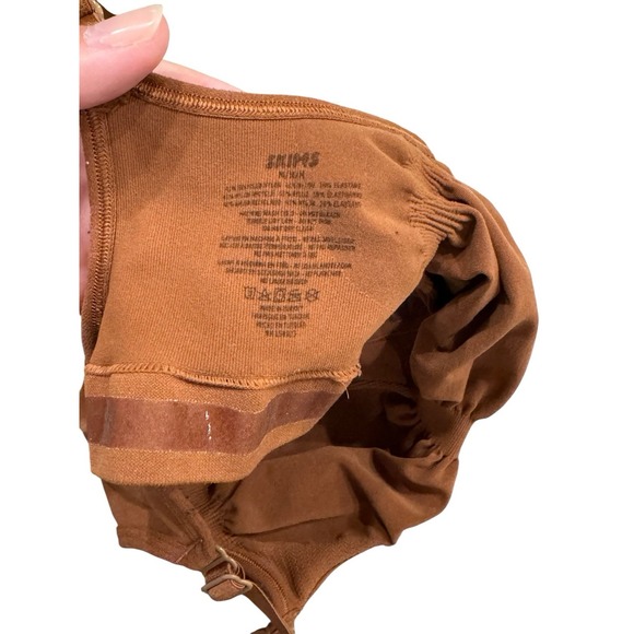 Skims Everyday Sculpt Scoop Neck‎ Bralette Womens  Seamless Jasper Size M - Picture 3 of 4